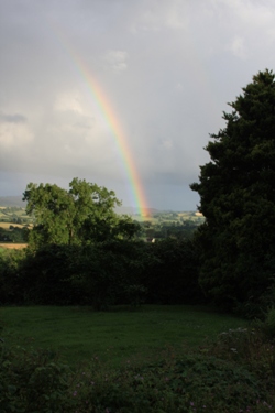 Ferndale: rainbow over Corvedale