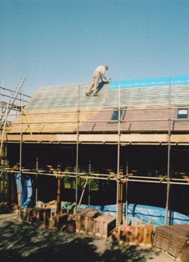 Ferndale Flat: roof construction