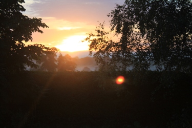 Ferndale: August sunrise