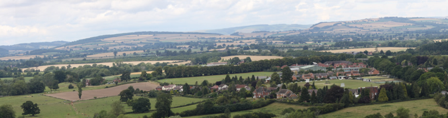 View 2 from Ludlow Church Tower